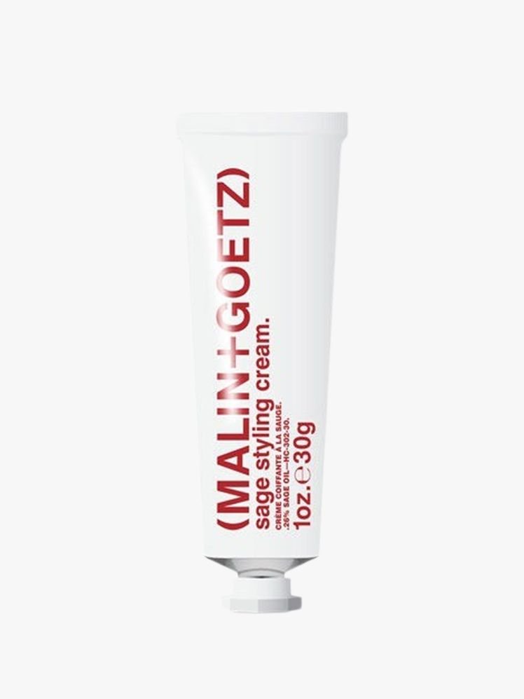 Hair product on a flat background.