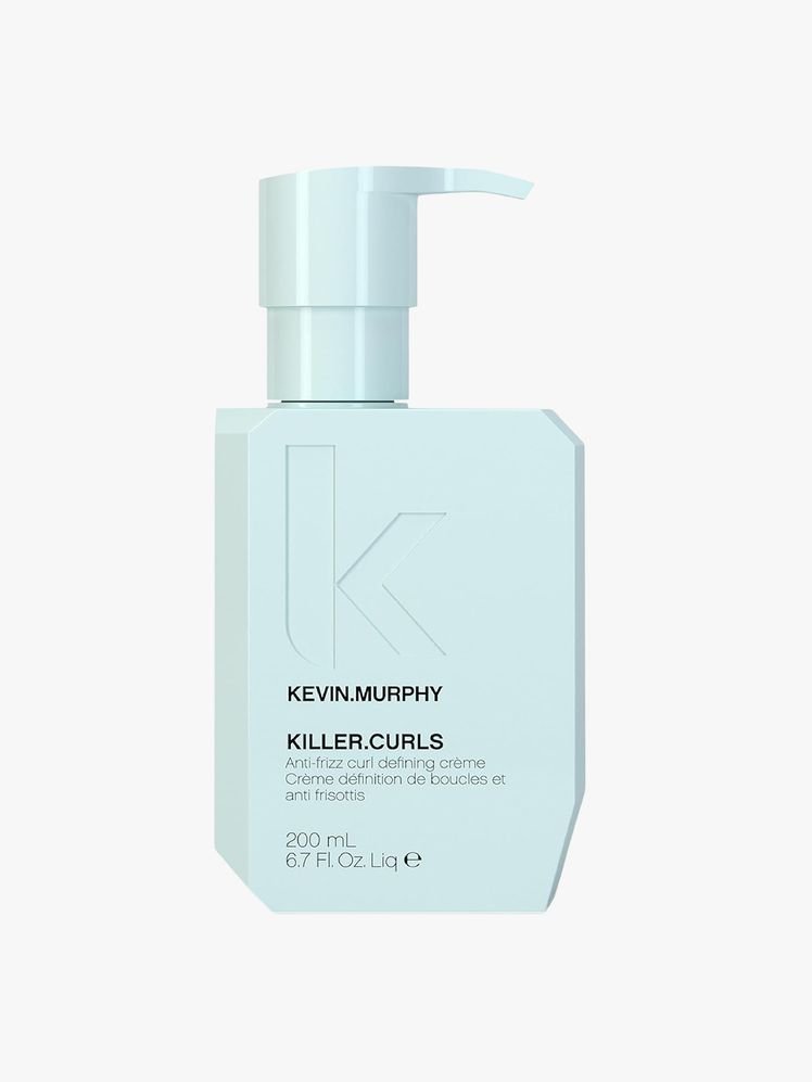 Hair product on a flat background.
