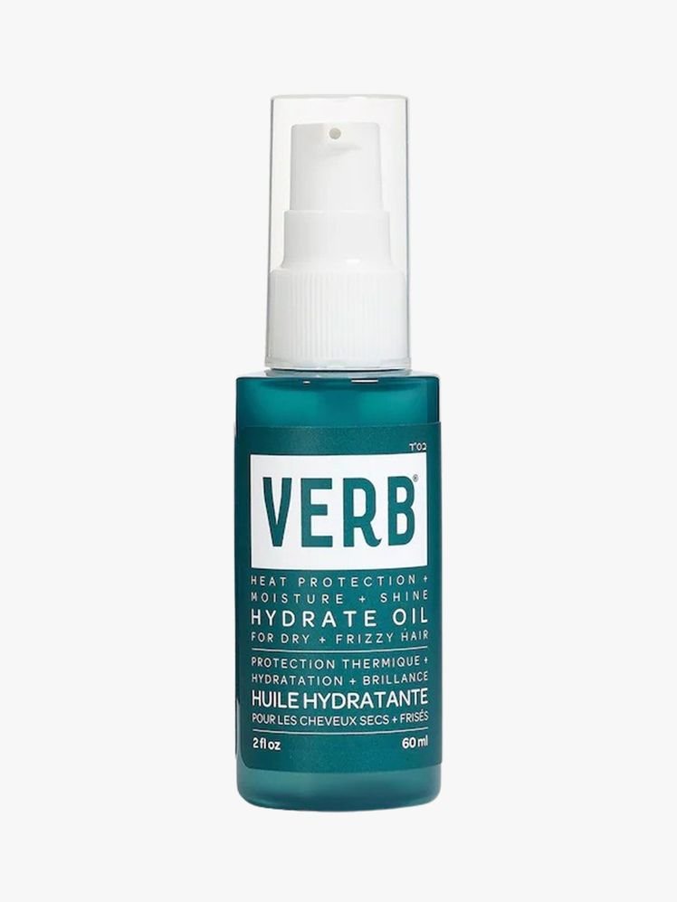 Hair product on a flat background.