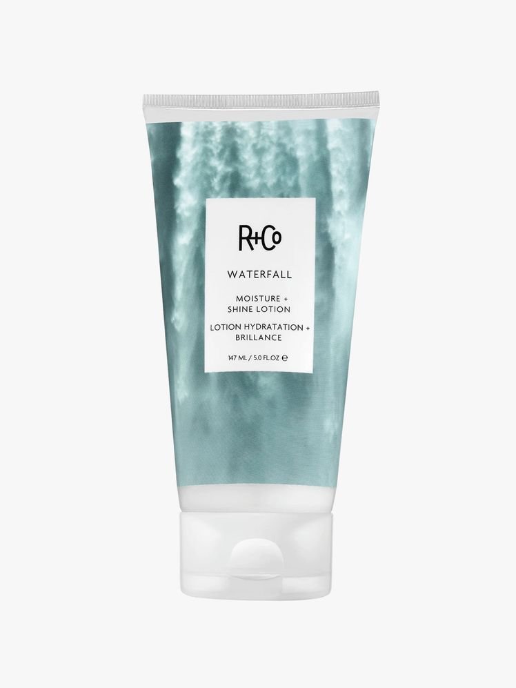 Hair product on a flat background.