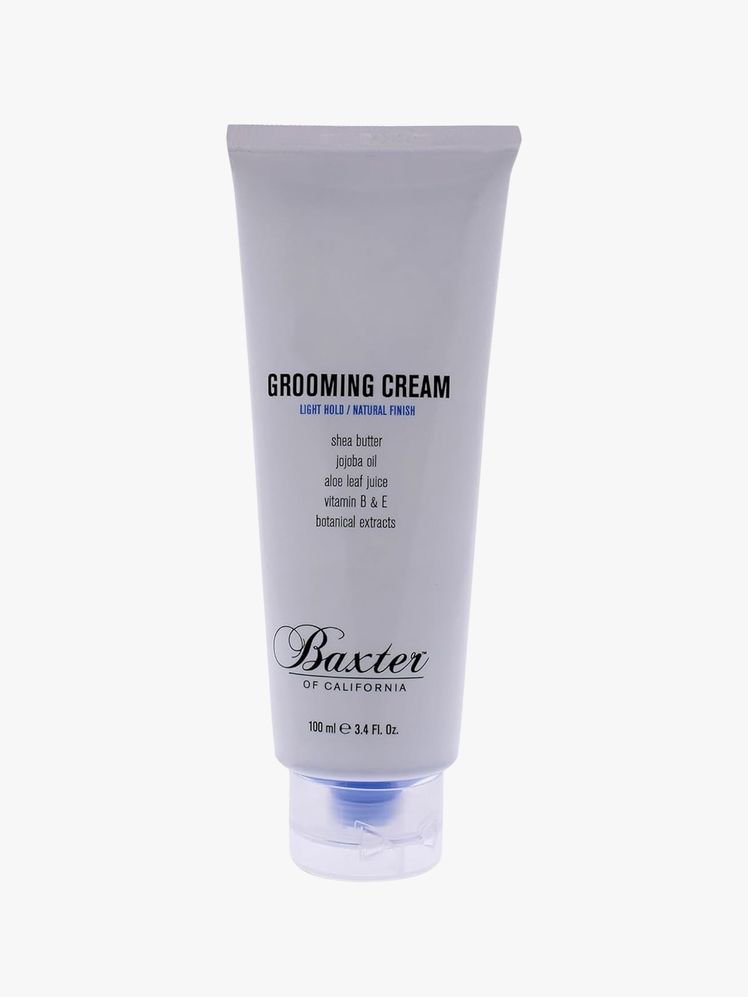Hair product on a flat background.