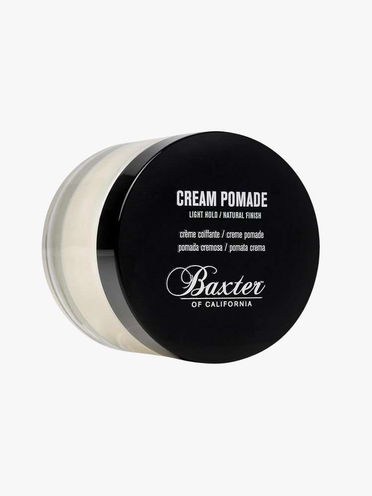 Hair product on a flat background.