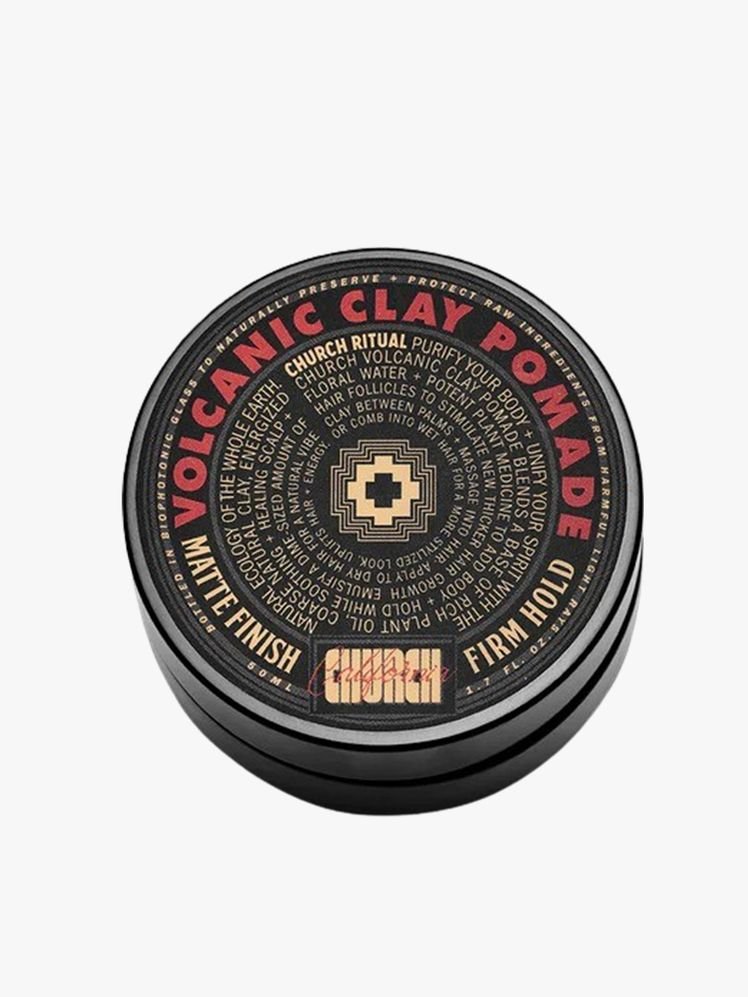 Hair product on a flat background.