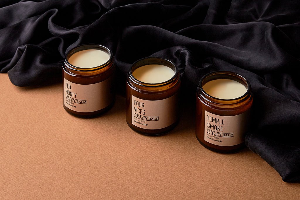 3 عبوات من بلسم Beardbrand Utility Balm.